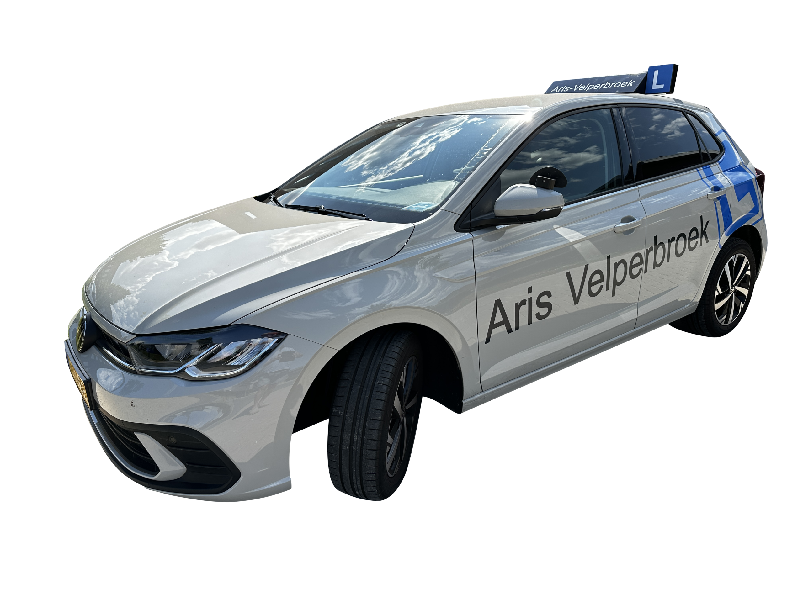 Volkswagen lesauto voor goede rijlessen aris